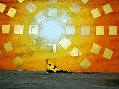 Video Still from "La Route," filmed in Deep Ellum in 2010. Image courtesy of Luis Fernando Midence. 