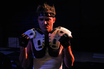 E. Jason Liebrecht in Fixing King John. Photo by Bret Brookshire.