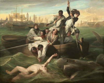 John Singleton Copley, Watson and the Shark, 1778, oil on canvas, National Gallery of Art, Washington, Ferdinand Lammot Belin Fund, 1963.6.1. Image courtesy National Gallery of Art.