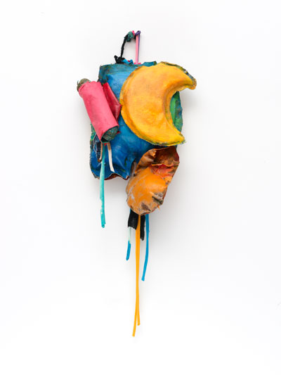 John Outterbridge Rag and Bag Idiom IV, 2012 Mixed media  32 x 12 x 5 3/4 inches Courtesy Tilton Gallery, New York 