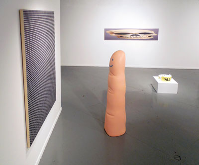 Installation view of Rachel Hecker: Group Show at Art League Houston. Photo: Jennie Ash.