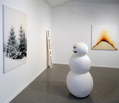 Installation view of Rachel Hecker: Group Show at Art League Houston. Photo: Jennie Ash.