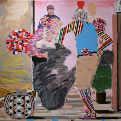 Matthew Bourbon, A Part of Us, 2012. Acrylic on canvas. Courtesy of the artist.