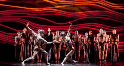 Houston Ballet in Stanton Welch's The Rite of Spring. Photo by Amitava Sarkar.