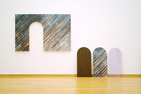 Yuki Kimura post-disembodiment (grain) alter ego (door) shadow (door), 2006 Lambda prints mounted on wood, wood, and Plexiglas Dimensions variable Dallas Museum of Art, DMA/amfAR Benefit Auction Fund 