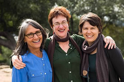 (left to right) Leslie, Ann Beeson & Michelle. of HATCH.