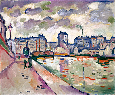 Georges Braque, The Saint Martin Canal, 1906, oil on canvas, the Museum of Fine Arts, Houston, gift of Audrey Jones Beck. © 2014 Artists Rights Society (ARS), New York / ADAGP, Paris.