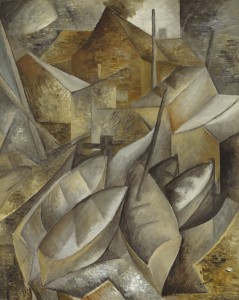 Georges Braque, Barques de pêche (Fishing Boats), 1909, oil on canvas, the Museum of Fine Arts, Houston, gift of Audrey Jones Beck. © 2014 Artists Rights Society (ARS), New York / ADAGP, Paris