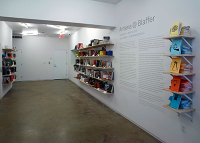 View of the exhibition Antena @ Blaffer, Blaffer Art Museum, Houston Photography: Thomas DuBrock; Courtesy Blaffer Art Museum.