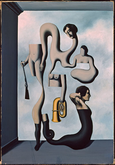 René Magritte, Les Idees de’L’acrobate (The Acrobat's Ideas), 1928.