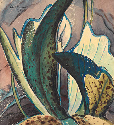 Otis Dozier (1904–1987)  Untitled, 1932  Watercolor © Denni Davis Washburn, William R. Miegel Jr., and Elizabeth Marie Miegel Amon Carter Museum of American Art, Fort Worth, Texas Purchase with funds provided by the Paper Guild of the Amon Carter Museum of American Art.