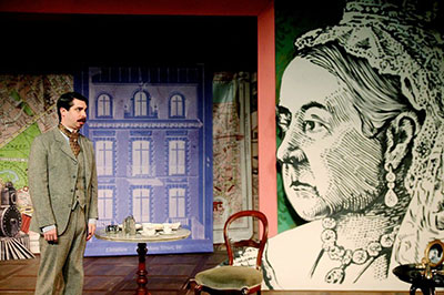 John Johnson as Jack in Classical Theatre's production of The Importance of Being Earnest.   Photo by Pin Lim.