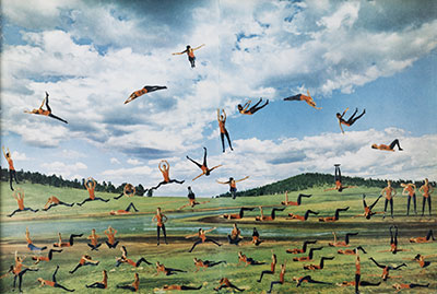 Martha Rosler  Nature Girls (Jumping Janes), 1966  digital print. Edition 4/10  27 x 40 inches Linda Pace Foundation  A2006.00.ROSLM.01 