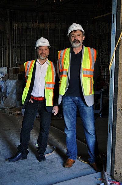 Roberto and Rick in Alvarez Family Studio Theatre.  Photo by Christopher Novosad.