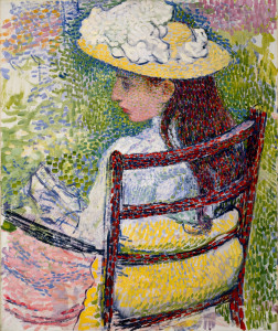 Théo van Rysselberghe, Jeanne Pissarro, 1895, oil on canvas, the Museum of Fine Arts, Houston, gift of Audrey Jones Beck.