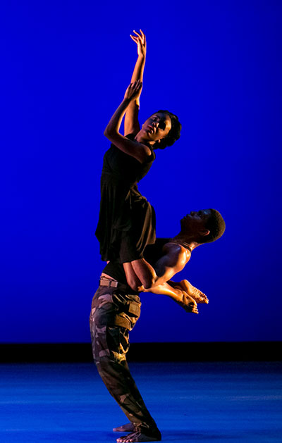 Dallas Black Dance Theatre II in Christopher Huggins' Tears of War Photo by Sharon Bradford.