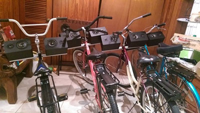 The Sonic Bikes of 2nd Ward - A Bicycle Opera Photo courtesy of Nameless Sound.