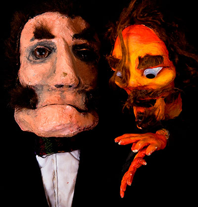 Trouble Puppet Theater Company in The Strange Case of Edward Hyde and Dr. Jekyll. Photo by Chris Owen.