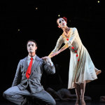 Kelly Myernick and Nicolas Leschke in Houston Ballet production of Christopher Bruce's Hush. Photo by Amitava Sarkar.