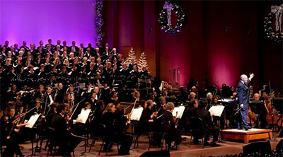 Dallas Symphony Christmas Pops Photo by Mark Kitaoka.