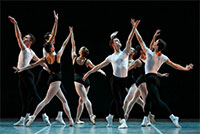  Artists of Ballet Austin in George Balanchine’s Agon. Photo by Tony Spielberg.