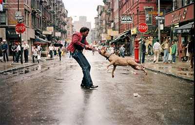 Cheryl Dunn, Everybody Street, Man And Dog 1980(c) Jamel Shabazz