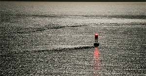 The Houston Ship Channel captured by Pilot Lou Vest whose story is told in HGOco’s  In This Muddy Water. Photo by Lou Vest, Houston Pilots Association. 