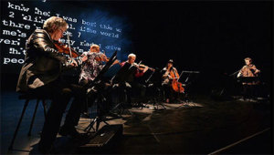 Laurie Anderson and Kronos Quartet in Landfall. Photo courtesy of the artist.