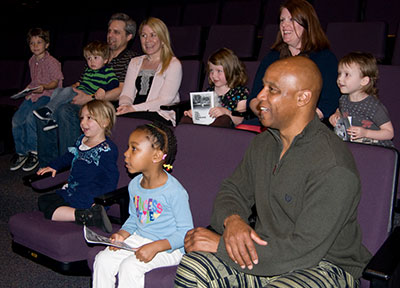 DCT’s audience enjoying PIGS. Photo by Linda Blase.