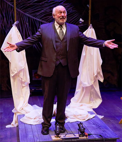  James Belcher in Stupid F##king Bird at Stages Repertory Theatre. Photo by Bruce Bennett.