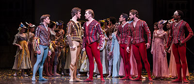 Artists of Houston Ballet in Stanton Welch's Romeo and Juliet. Photo by Amitava Sarkar.