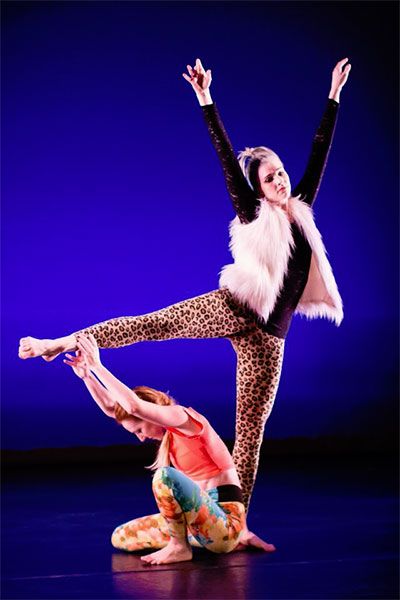 Dancers: Alyson Dolan and Mariclaire Gamble.  From "There, the Magnificent."