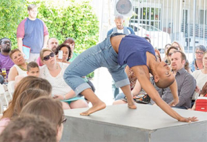 Jasmine Hearn in The Most of Us at CounterCurrent's Ten Tiny Dances.  Photo by David A. Brown.