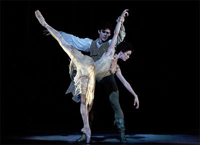 Amy Fote and Connor Walsh in Sir Kenneth MacMillan’s Manon.  Photo by Amitava Sarkar.