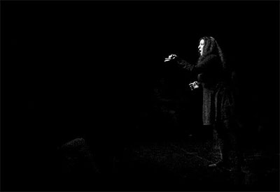 Scene from A musical journey through the Seven Chakras the Saturday night performance at the Crowley Theater featuring Francesca Mondanaro, soprano. 