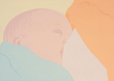 Francesca Fuchs, Baby 2, 2004, Acrylic on canvas, 86 x 127”, Courtesy of the artist and Texas Gallery.