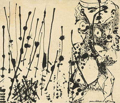Jackson Pollock, Number 7, 1951, 1951. Enamel on canvas Overall: 56 1/2 x 66 inches The National Gallery of Art, Washington, D.C., Gift of the Collectors Committee (1983.77.1) © 2015 The Pollock-Krasner Foundation / Artists Rights Society (ARS), New York.