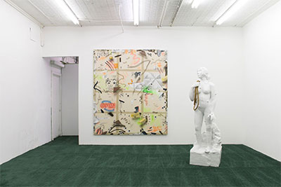 Josh Reames Installation at Oliver Francis Gallery. Image courtesy the artist and the gallery.