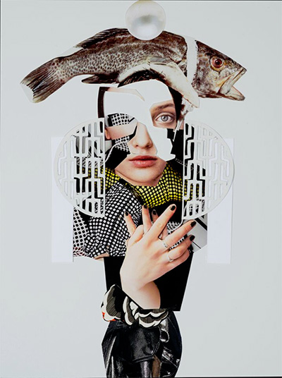 Jennifer Nehrbass, Totem, 2015, mixed media on wood, 12" x 9"