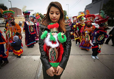 Winter Celebrations: Observing the Feast Day of the Virgin of Guadalupe. Photo by Pin Lim/Forest Photography.