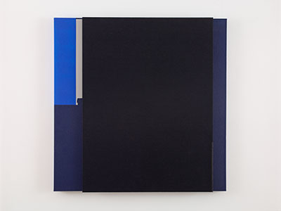 Jennie C. Jones Blues in C Sharp Minor (for Teddy Wilson), 2015 Acoustic absorber panel and acrylic paint on canvas 48 x 48 inches Courtesy of the artist and Sikkema Jenkins & Co., New York.
