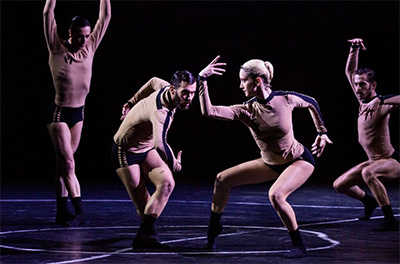 Members of Gartner Platz Theater (Munich, Germany) in Versus Standard by Jacopo Godani. Photo by Marie-Laure Briane.