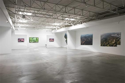 Mark Tribe Installation Shot. Courtesy Zhulong Gallery.