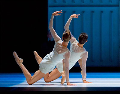 Ashely Lynn Sherman, Anne Marie Melendez in Though the Earth Gives Way, which will be performed as part of the The Graham Reynolds Project in April 1-3 at The Long Center. Photos by Tony Spielberg.