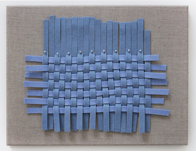 Jessica Halonen, Remnant (Blue Weave), Courtesy the Artist and David Shelton Gallery