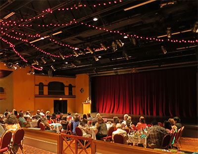 Laurie Ann Guerrero speaking at the Macondo Gathering. Photo courtesy of Macondo.