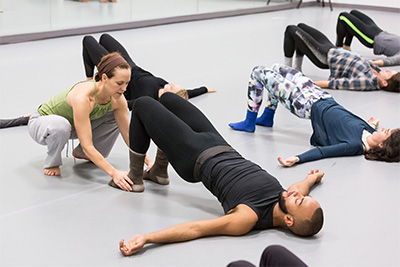 Annie Arnoult teaching at Hunter Dance Center. Photo by Lynn Lane,