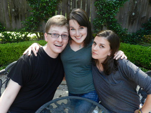 Wiley DeWeese, Erin Cressy and Emma. Photo courtesy of Bit of a Stretch Theatre Company.