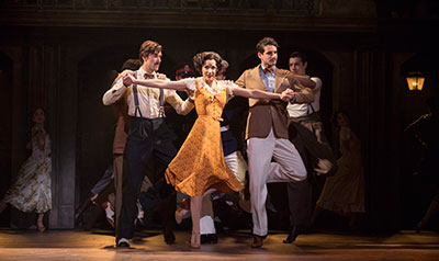 Caroline Bowman in Evita - photo credit Richard Termine.