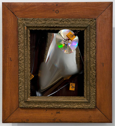 George Herms, Seitz, 2011. Assemblage. Approx. 20 ½ x 19 x 10 ½ in.  Collection of the artist. Photograph courtesy of the artist. Photo: Joshua White. Art work © 2014 George Herms.